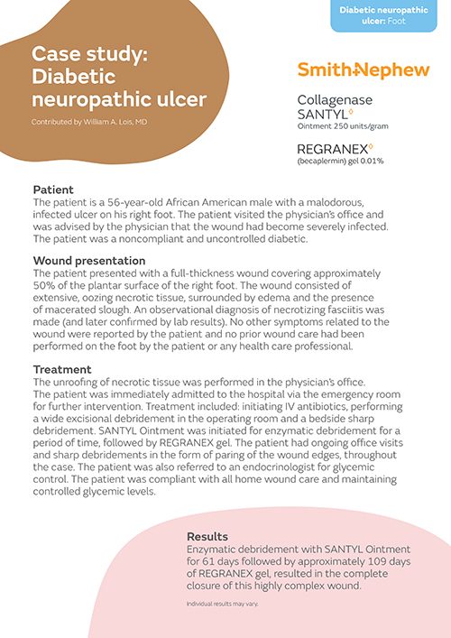Diabetic neuropathic ulcer