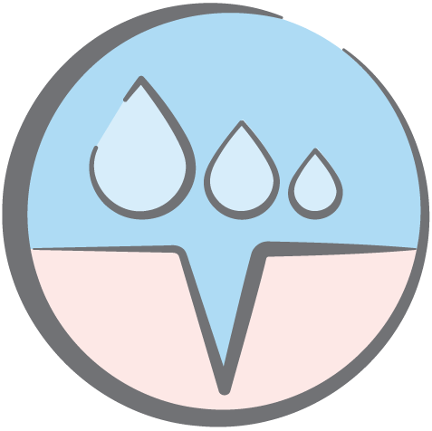 Moist wound environment icon